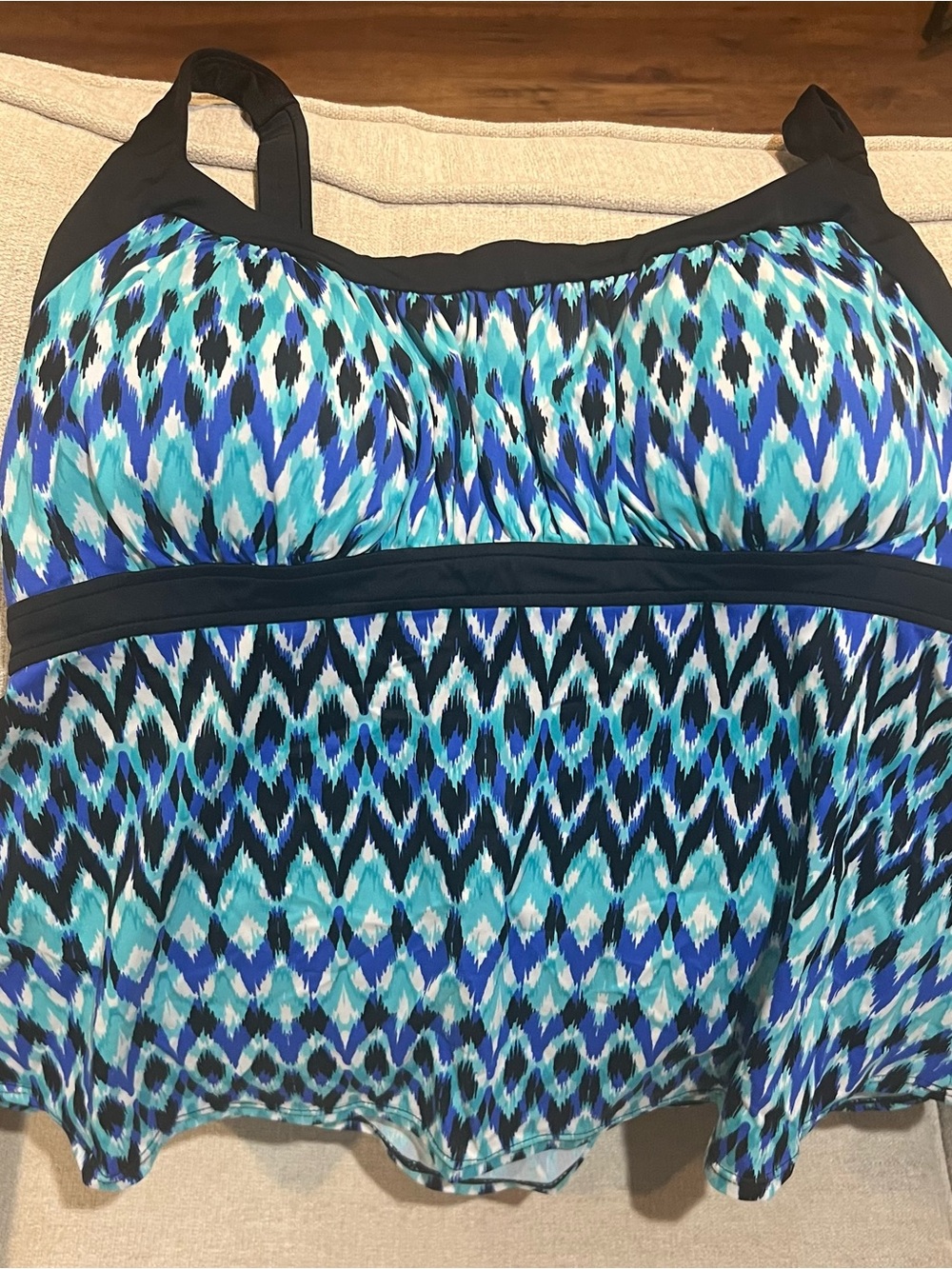 Jamaica Bay Tankini Swimsuit Top Size 18W
